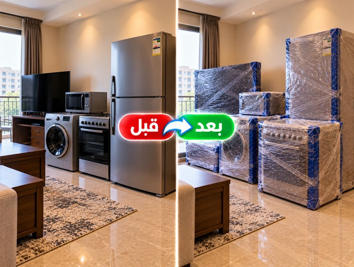 نقل الأجهزة والأغراض المنزلية